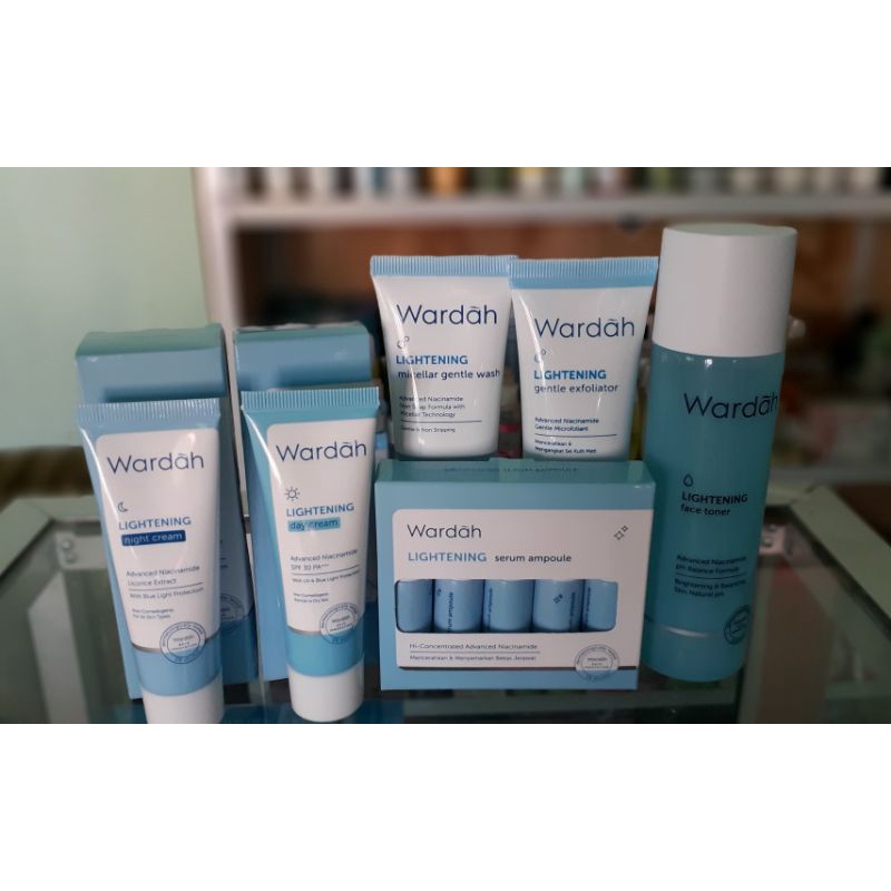 Wardah Lightening Paket Lengkap | Wardah Lightening Series 6 in 1