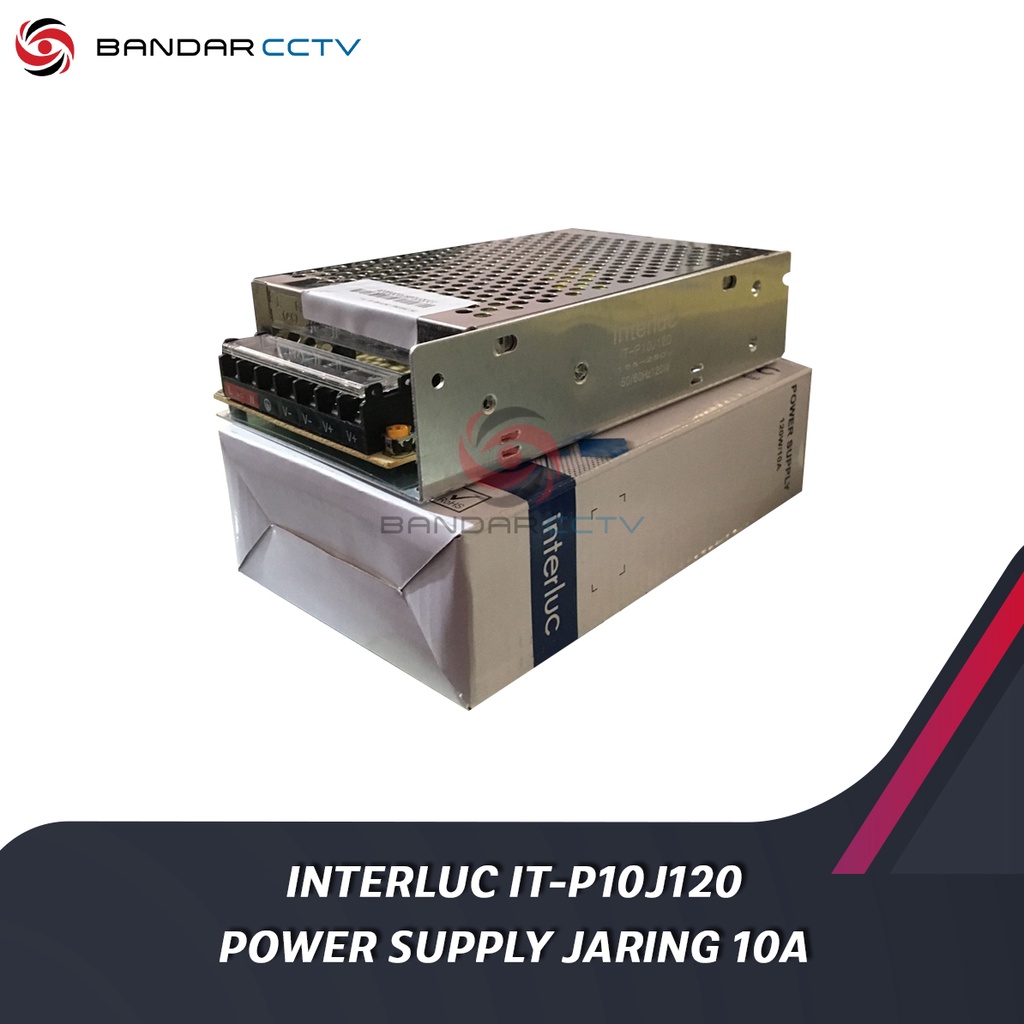 Interluc IT P10J120 Power Supply Jaring 10 Ampere 12 Volt 10A 12v