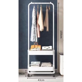 TERBARU-ALEXA RACK - Rak Baju Stand Hanger Rak Penyimpanan Susun Gantungan Baju Rak Topi Tas Baju