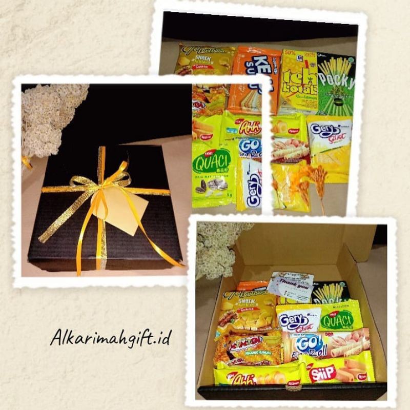 

Gift Box Snack ,Kado Wisuda ,Hampers