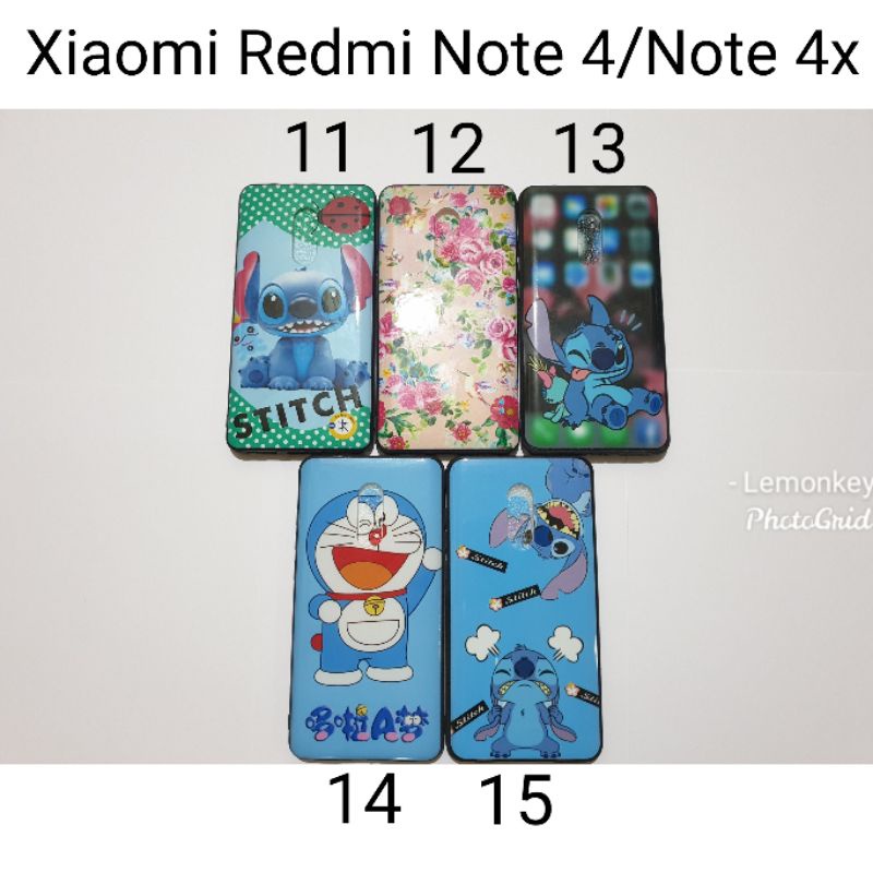 Case Softcase Fuze Hitam Motif Karakter Xiaomi Redmi Note 4 / Note 4x