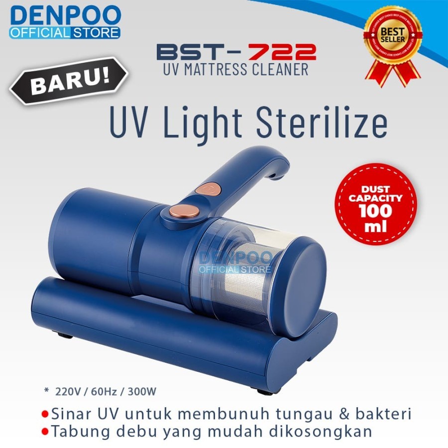 DENPOO UV-MATTRESS VACUUM CLEANER BST 722 | GARANSI RESMI | PREMIUM | DENPOO OFFICIAL PRODUCT