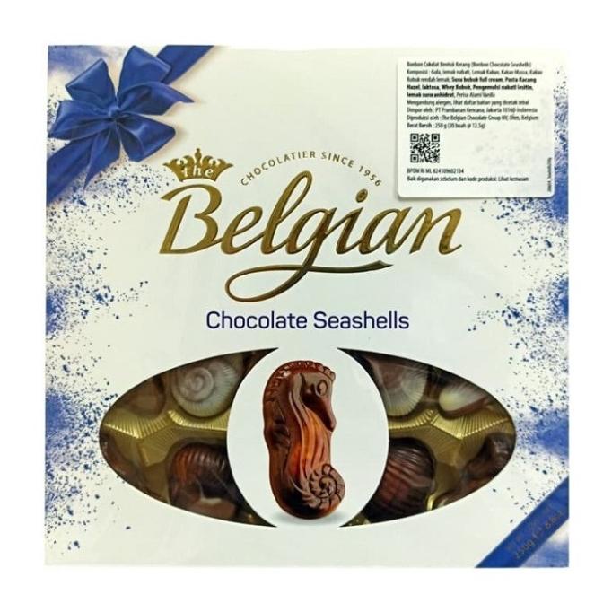 

PROMO THE BELGIAN CHOCOLATE SEASHELLS GIFT BOX / COKLAT HADIAH 250GR MURAH