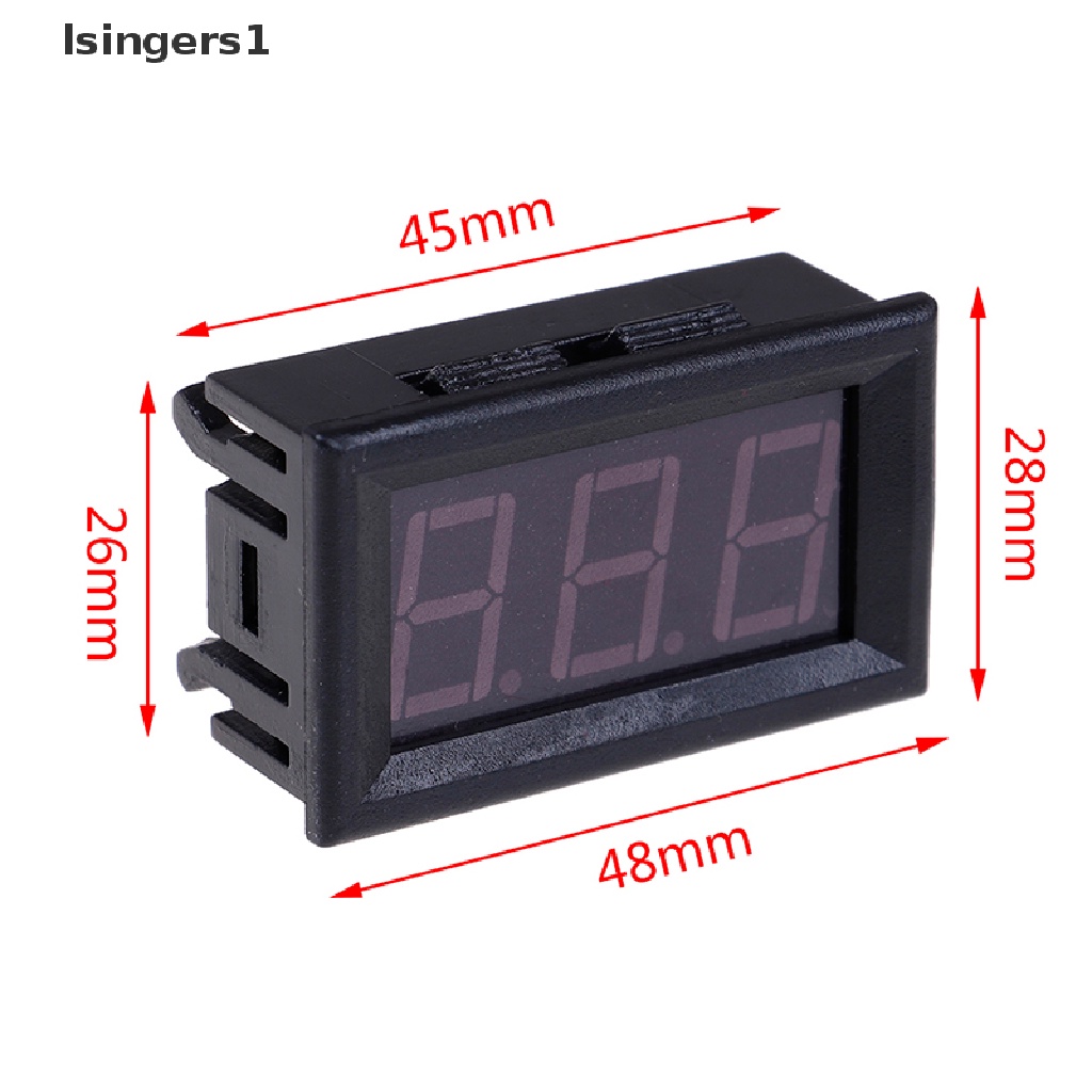 (lsingers1) Termometer Digital 12V Dengan probe - 50~110°C Buku Literatur Klasik