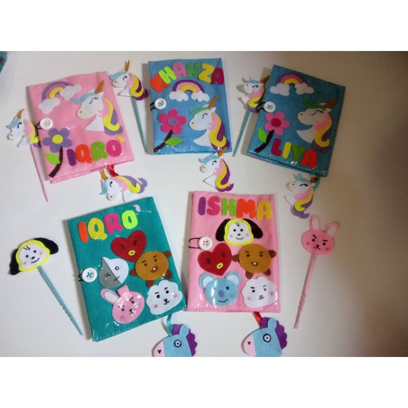 

sampul iqro BT21, amung us, Unicorn