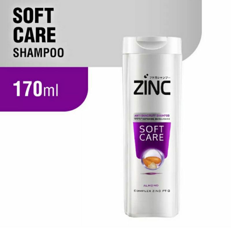 ZINC Soft Care Shampoo Rambut Halus Lembut Anti Kusut