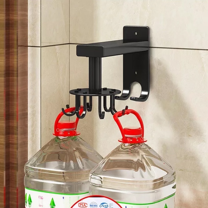 Rak Putar Serbaguna Gantungan Alat Dapur 8 Kait Gantungan Hook Stainless Steel