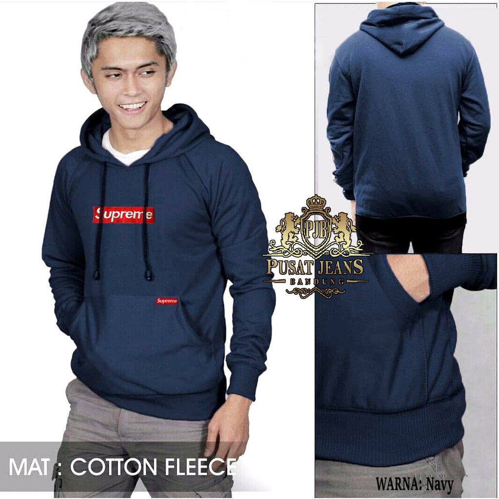 RCL - Jaket Sweater Pria Supreme Jaket Hoodie Best Seller