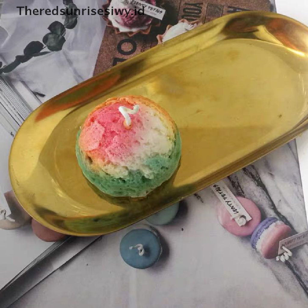 # Alat Rumah Tangga # Cetakan Es Krim / Sabun / Fondant DIY Bentuk Bola Bahan Silikon