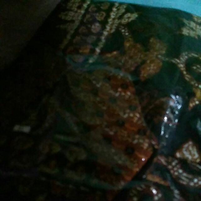 Asifa Batik Hrb026 Kenongo Kemeja Tosca Pendek Pekalongan Padi M L Xl Sogan Tulis Halus Kemeja Batik