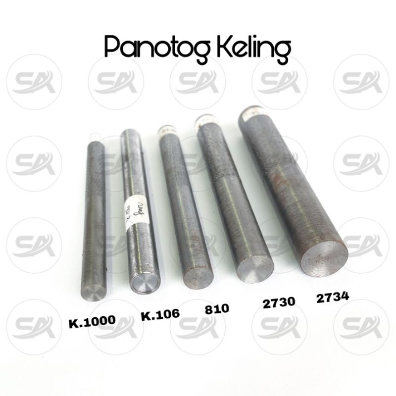 PANOTOG KELING PIPIH - ALAT GETOK / KETOK UNTUK PAKU KELING 6mm 8mm 9mm 12mm 15mm