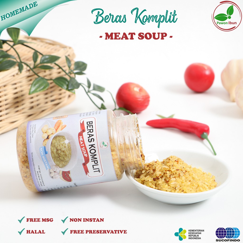 Beras Komplit Meat Soup Pawon Ibun