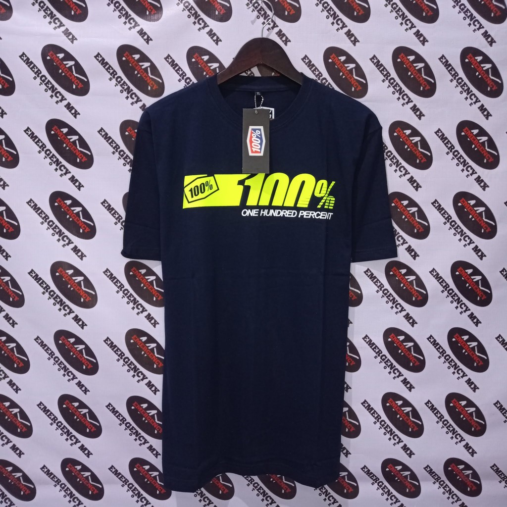 TSHIRT MX / KAOS 100% NAVY