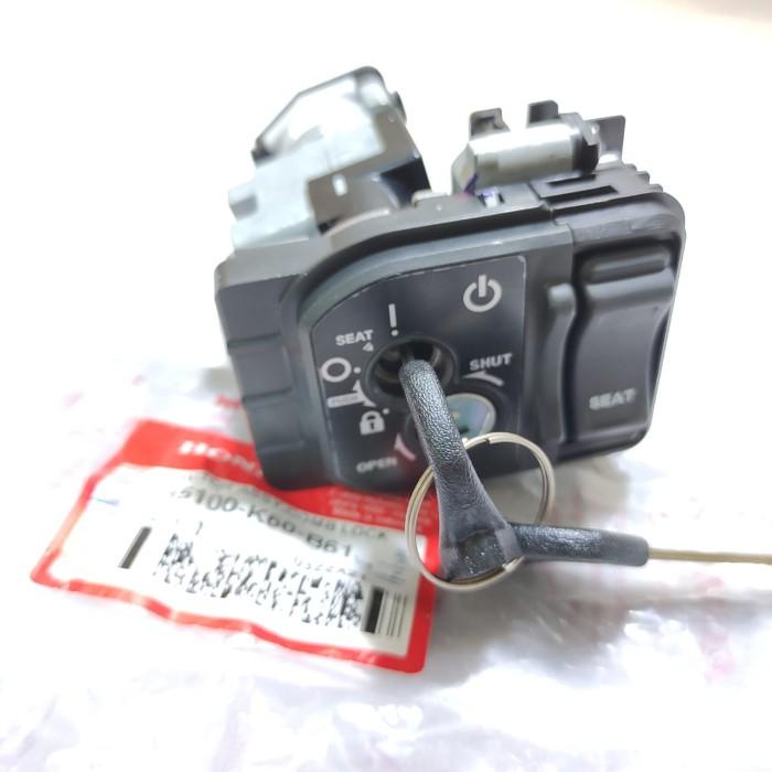 Leige | Kunci Kontak Keyset Vario 125 Led K60R 2018 35100-K60-B61 Asli Honda