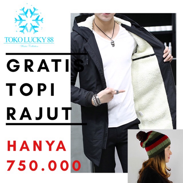 IMPORT MOLLAD Trench fur Jaket Parka Hoodie Bulu Musim Dingin Winter Jacket Waterproff Windproff