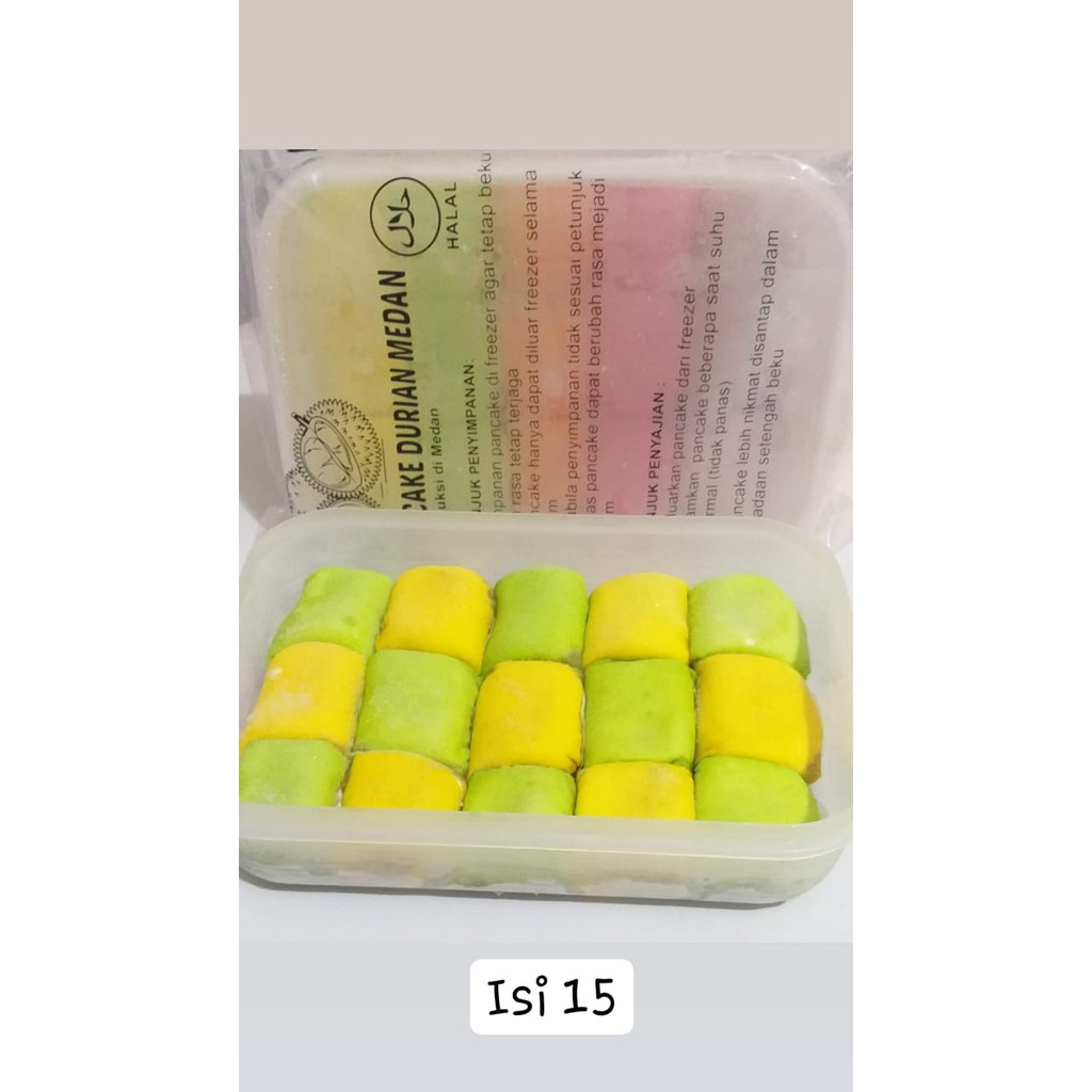 

Pancake Durian Premium isi 15pcs