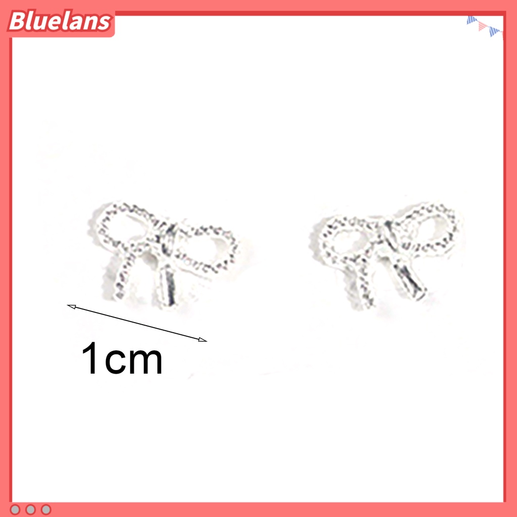 Bluelans 6 Pairs Women Fashion Heart Bowknot Feather Stud Earrings Ear Studs Jewelry Gift