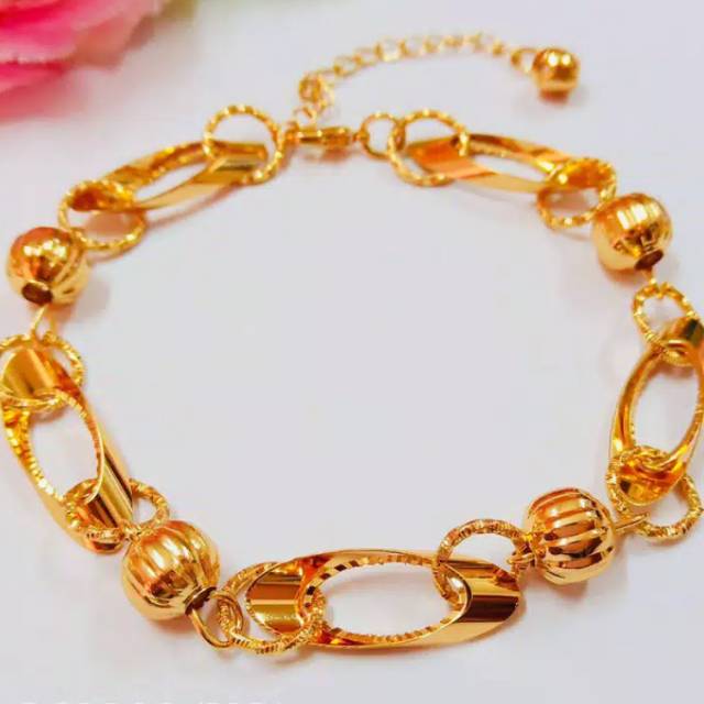 Gelang tangan rantai GRX-36 variasj uk 18cm