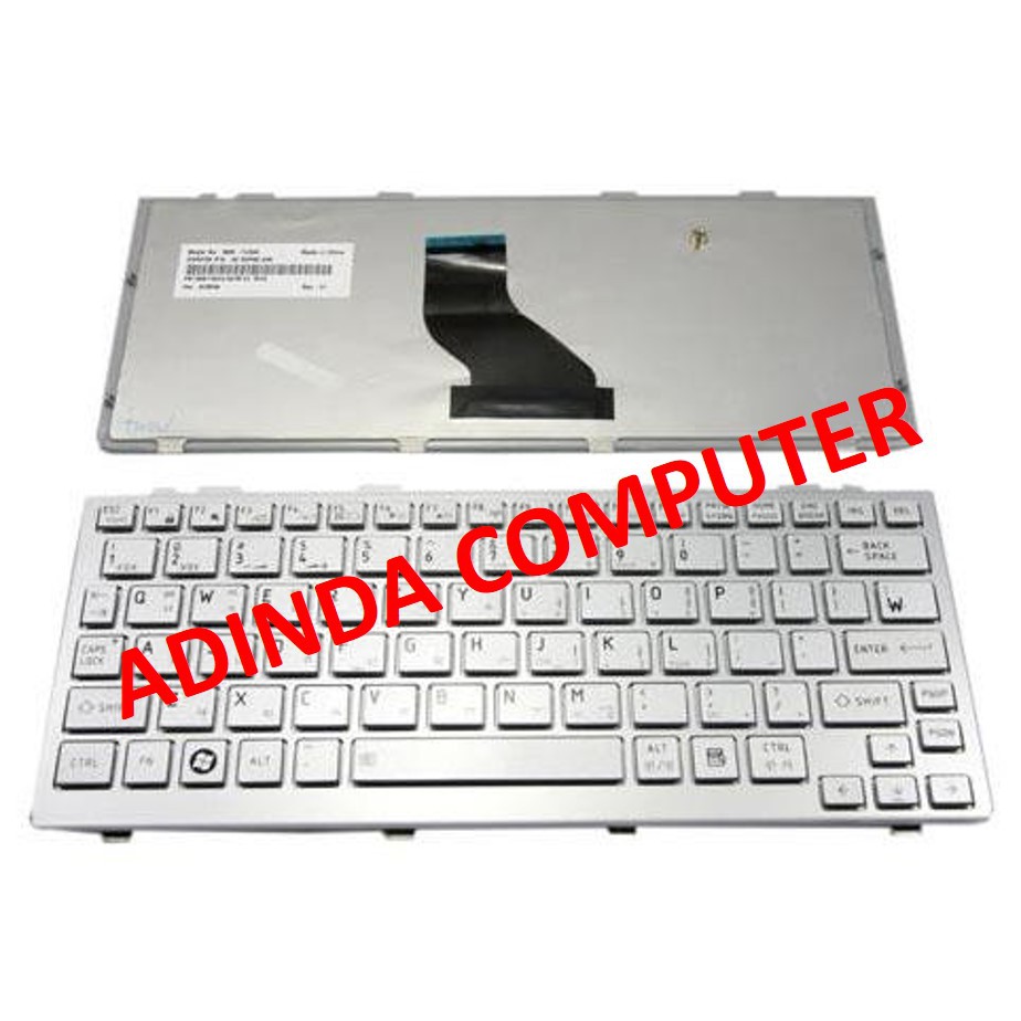 Keyboard Toshiba Nb200 Nb205 Silver