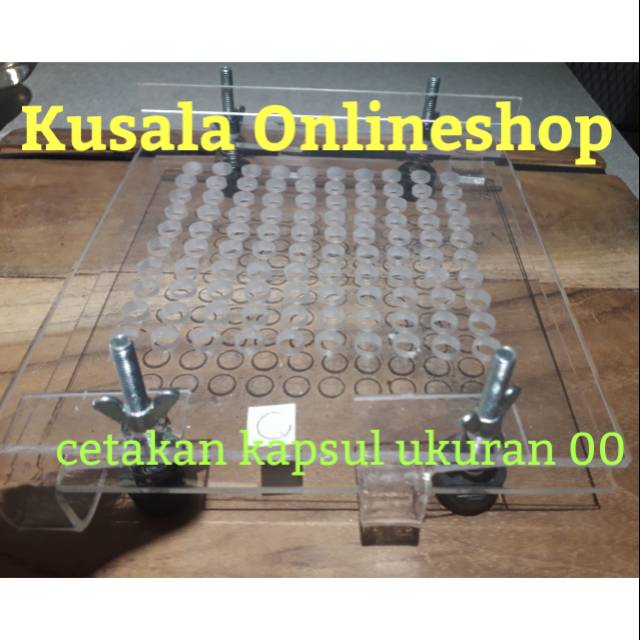 alat pengisi kapsul ukuran 00/cetakan kapsul/tatakan kapsul