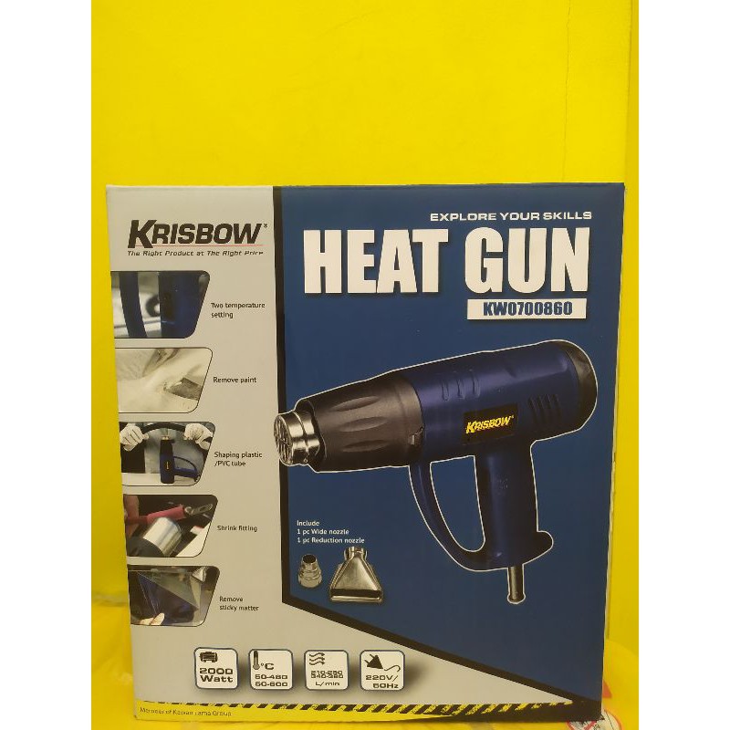 HEAT GUN KRISBOW 2000 WATT