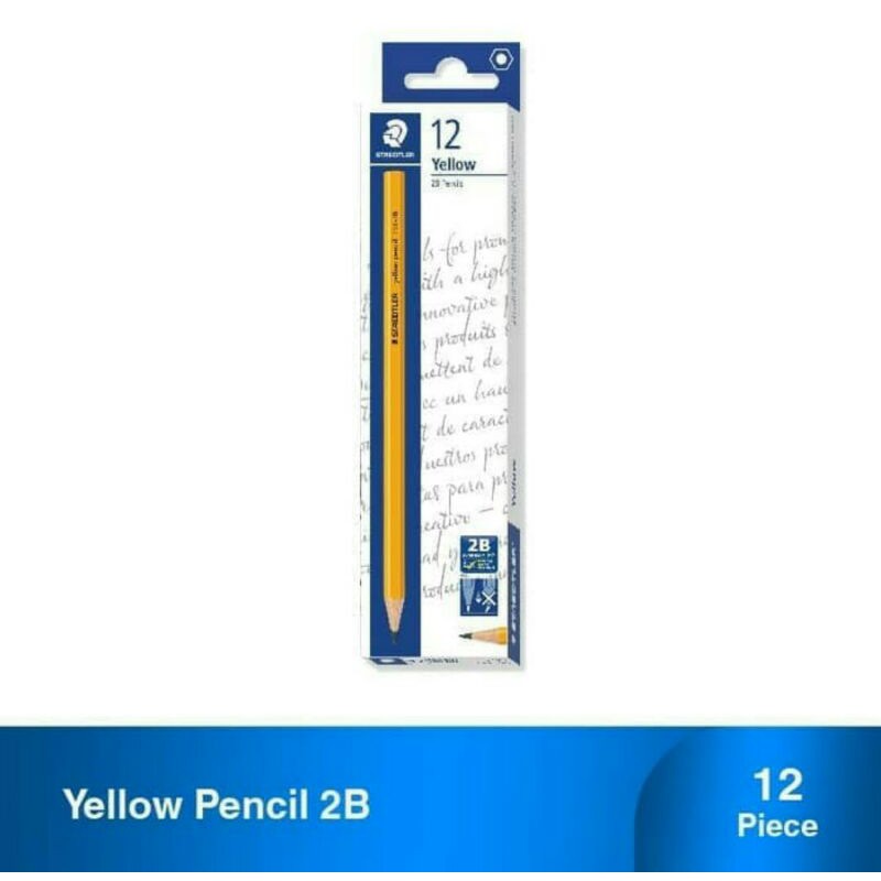 

PENSIL STAEDLER 2B YELLOW