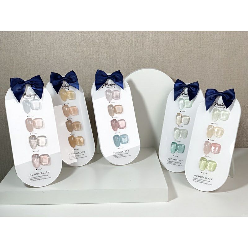 NAIL GEL POLISH YOUSE RAEMO  FREE DISPLAY KUTEK SET CAT KUKU 15ML