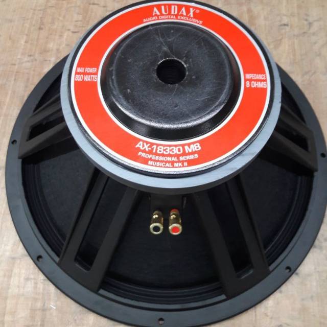 SPEAKER 18 INCH AUDAX 800 WATT ORIGINAL ASLI SPEAKER 18IN 18" AUDAX