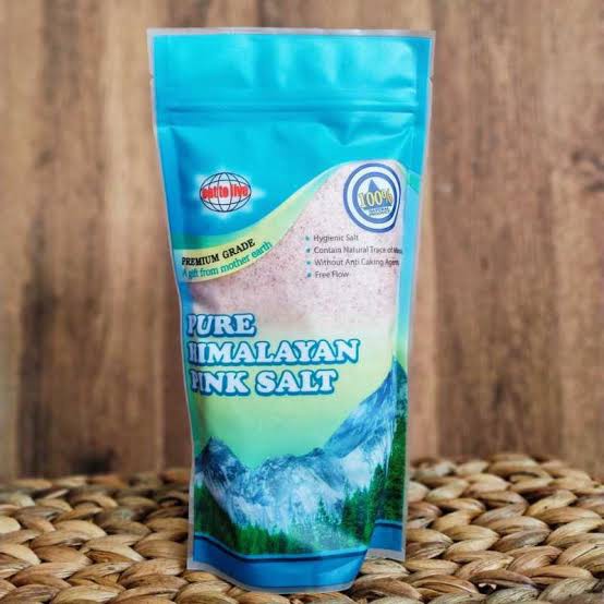 

Garam Himalaya Premium Natural Pink Salt 500gr Lebih Halus