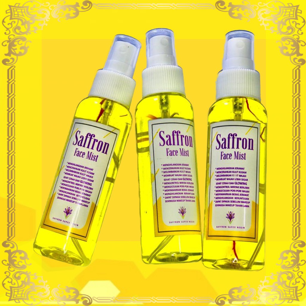 FACEMIST SAFRON 100% ORIGIN SAFFRON FACE MIST 100 ML SAFRON FACE MIST