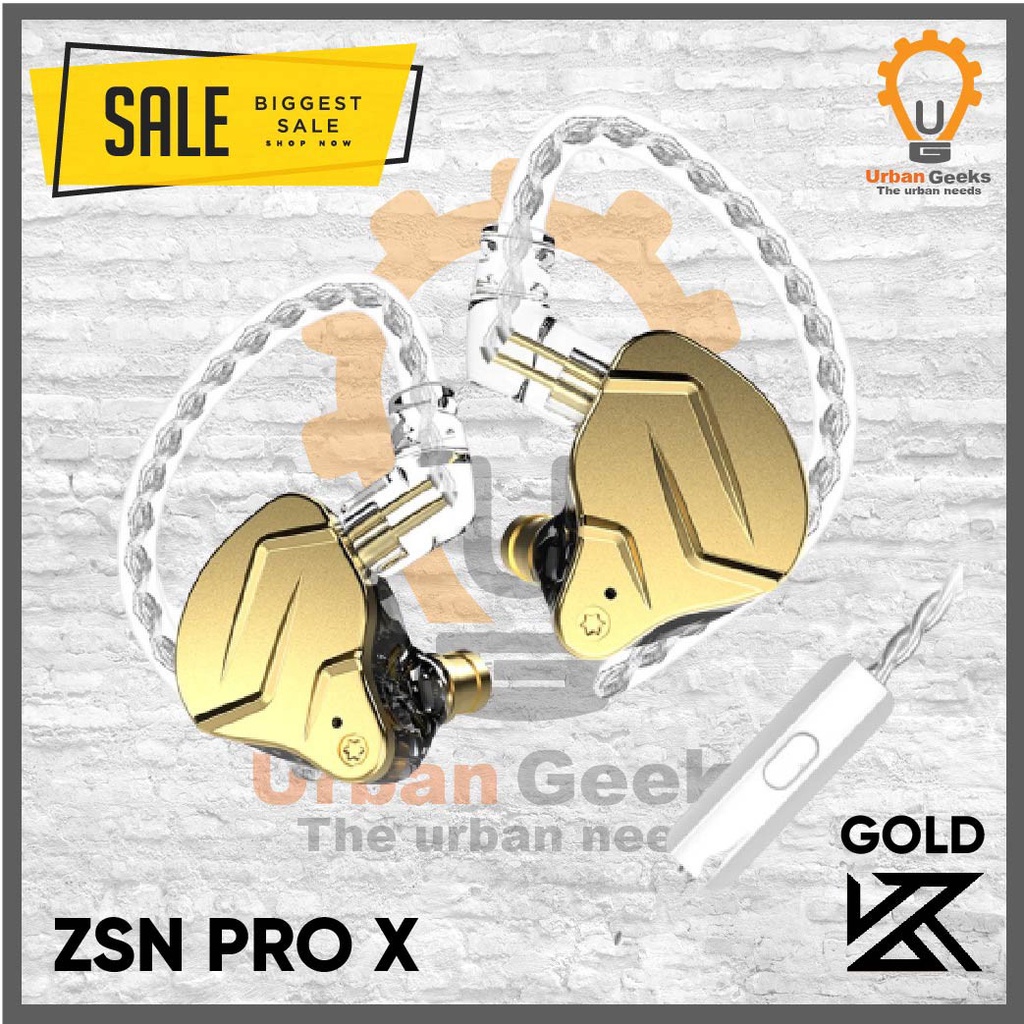 KZ ZSN Pro X Hybrid 1BA+1DD HIFI Bass In Ear Earphone CCA Blon