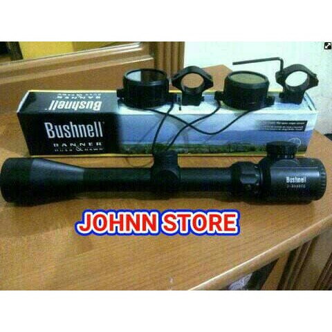 Bisa COD TEROPONG/TELESKOP SENAPAN BUSHNELL 3-9X40 EG