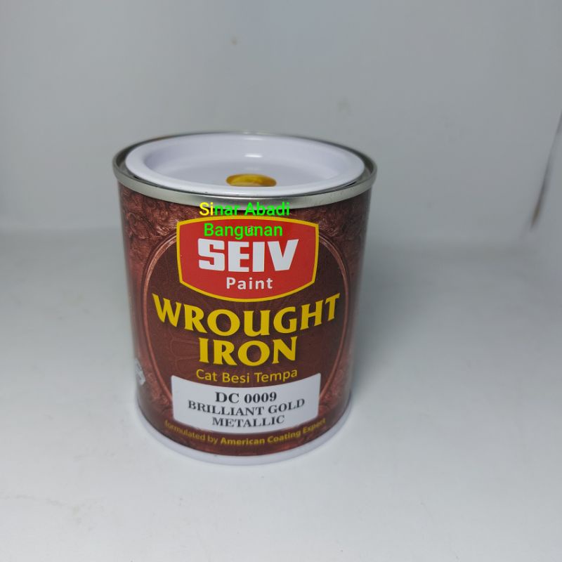 

CAT MINYAK PAGAR BESI TEMPA SEIV BRILLIANT GOLD METALLIC/EMAS 250GR