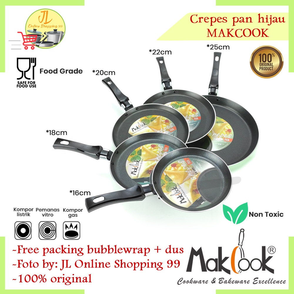 Telfon crepes MAKCOOK / Wajan Teflon / Crepes pan / Crepes maker