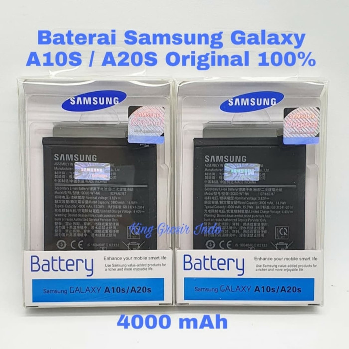 Baterai Samsung Galaxy A10S / A20S Original 100% Battery Batre