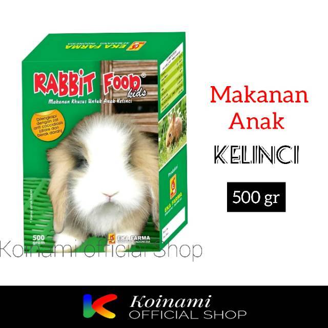 Rabbit Food Kids 500gr Makanan Anak Kelinci Pakan Hewan