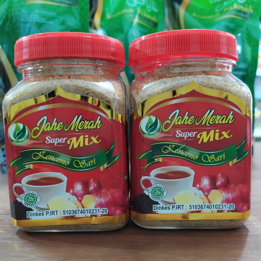 

Jahe Merah Super Mix Kencono Sari 250gr