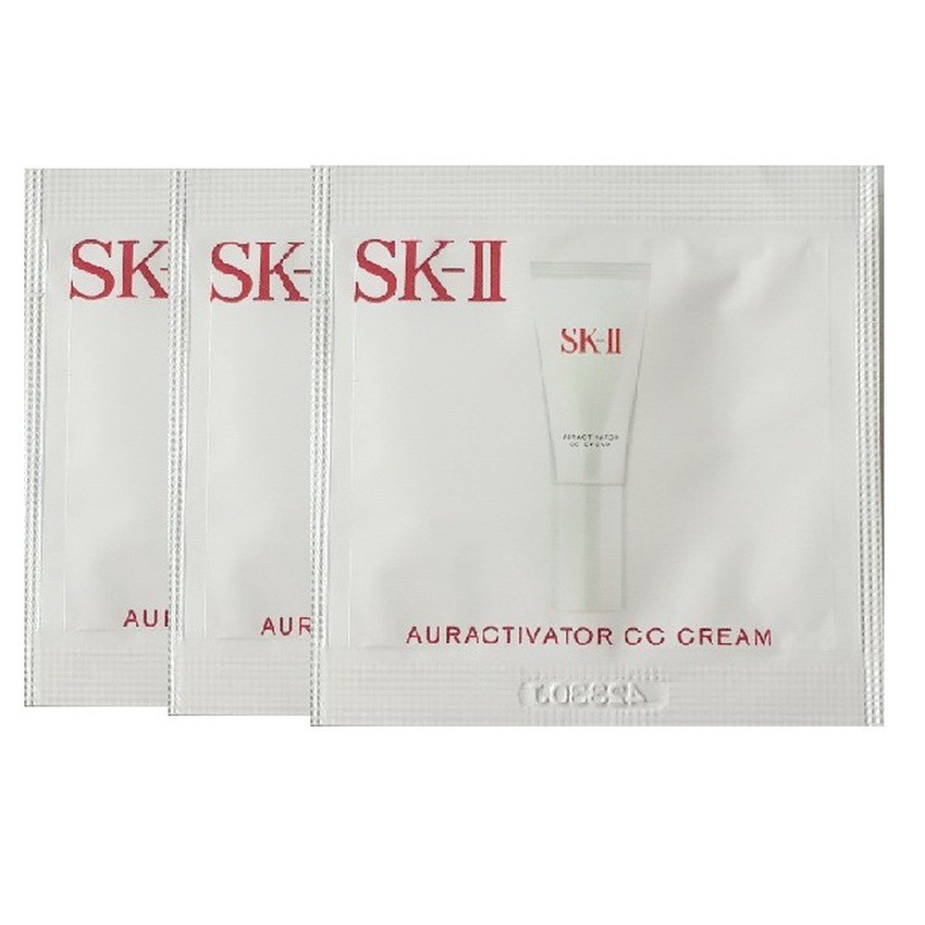 DIJAMIN ORI SK II / SKII / SK-II / SK 2 / SK2 / SK II Auractivator CC Cream 3 Pcs - 0.8g  TERLARIS