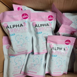 Alpha Arbutin 3 Plus Collagen Whitening Soap Sabun Pemutih Badan BPOM