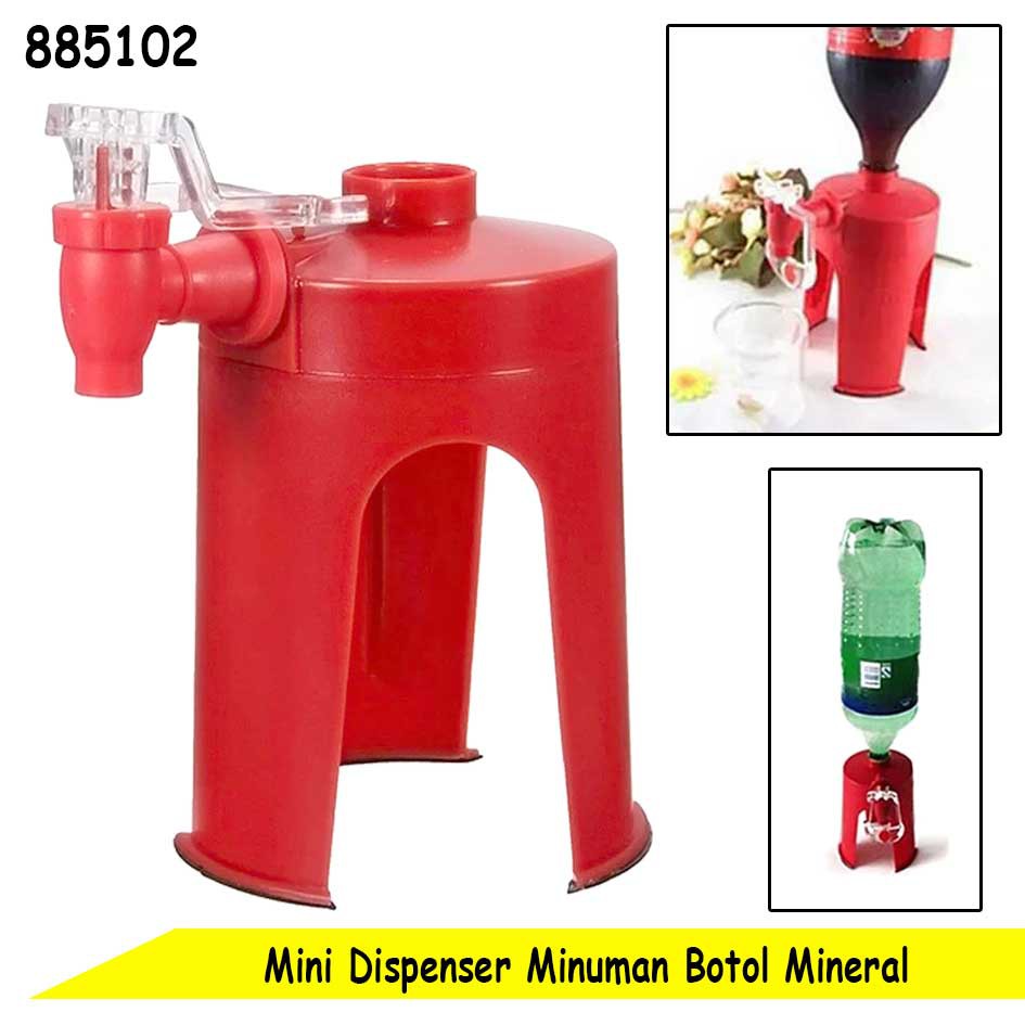 Mini Dispenser Mini Minuman Soda Coca Cola Sprite Fanta Botol Terbalik