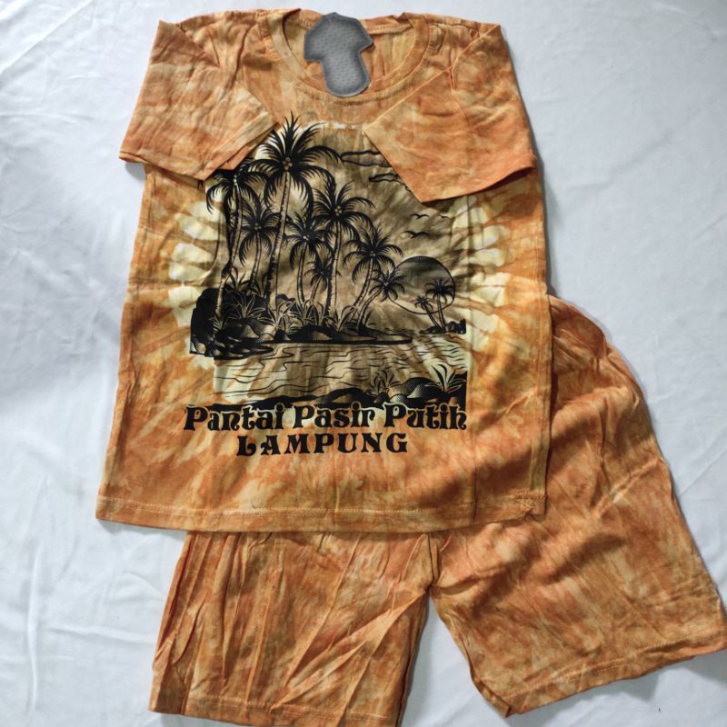 BAJU KAOS PANTAI ANAK SETELAN, PANTAI LAMPUNG
