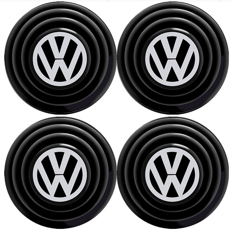 4 / 8 / 12pcs Stiker Pintu Mobil Bahan Silikon Shockproof Untuk Volkswagen Golf Tiguan GTI Touareg Touran Passat T-Roc