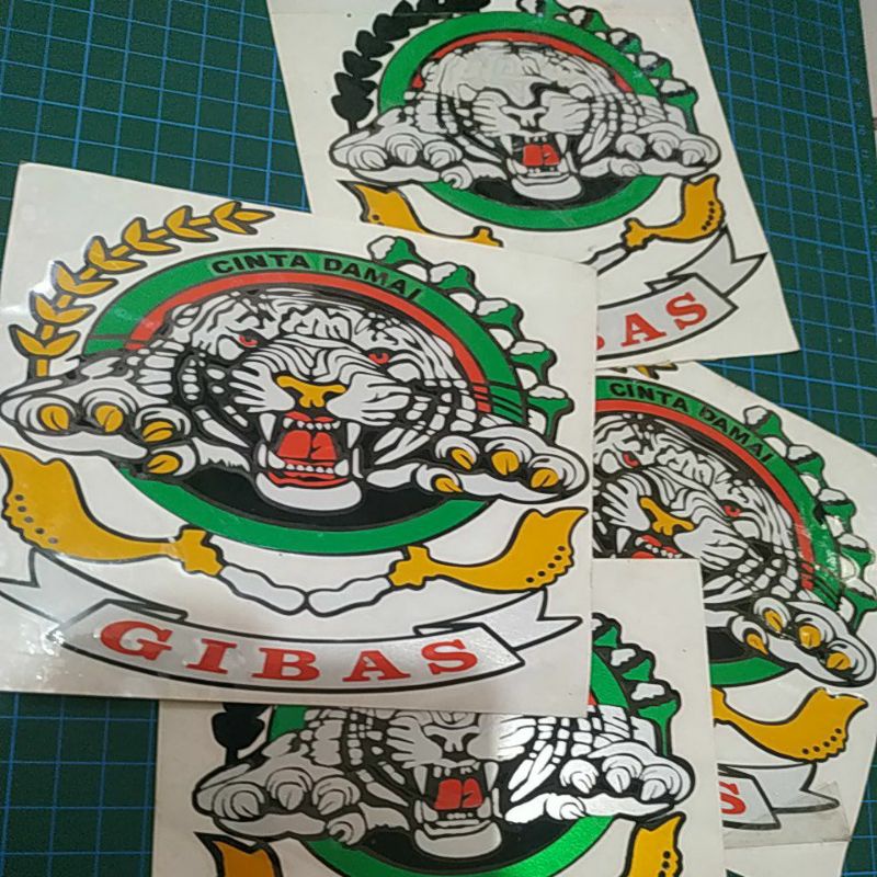 stiker logo GIBAS Cinta Damai