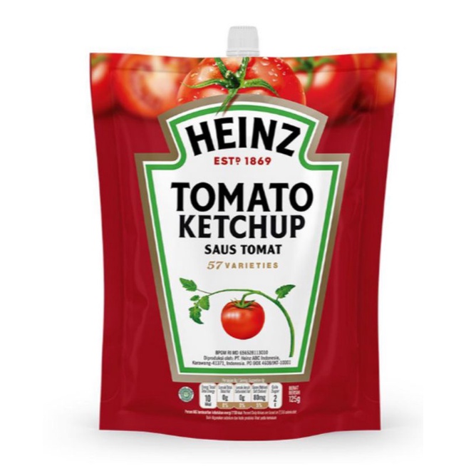

(Desty Shop)HEINZ Tomato Ketchup Pouch 125 g