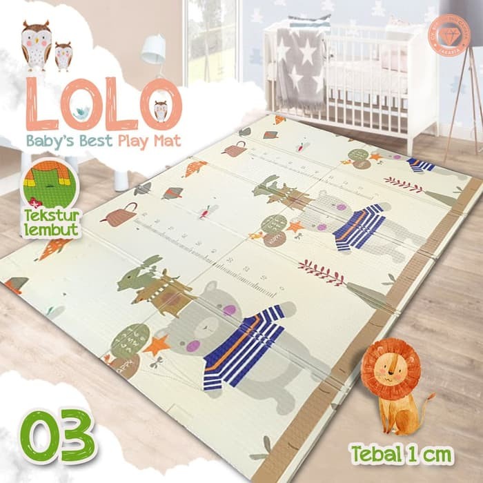 LOLO Karpet Playmat Anak 180X200