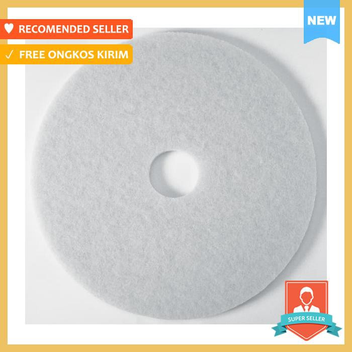 3m white super polish pad 4100, 17" floor pad, machine use
