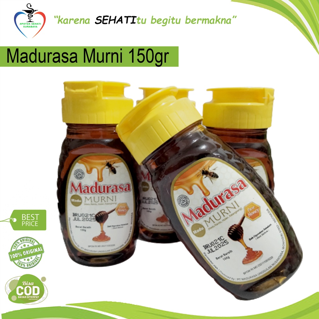 MADURASA MURNI MADU ASLI BOTOL 150GR