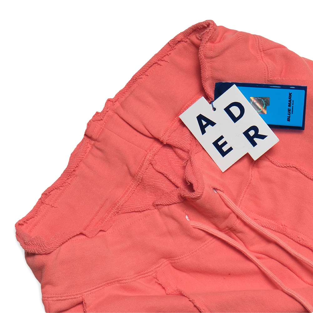 Ader Error Scratch Text Shorts Orange