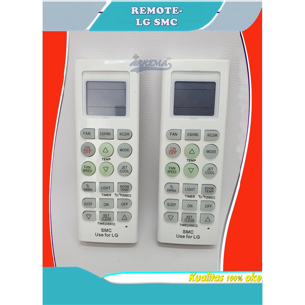 REMOTE CONTROL AC LG 0.5PK SAMPAI 2.5PK | REMOT KONTROL AC LG UNIVERSAL / MULTI