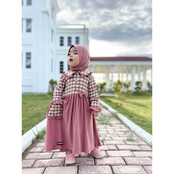 Gamis Anak Haniya By Syafiqa Hijab